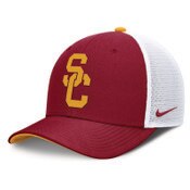 USC Trojans Nike Cardinal SC Interlock Rise Structured Snapback Trucker Hat